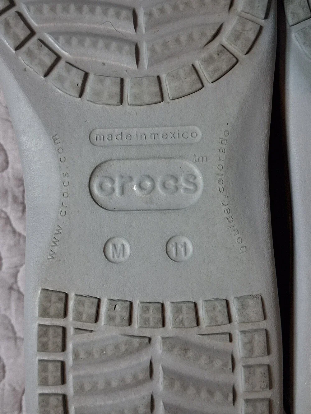 Crocs Santa Cruz Men’s Size 11 E Loafer Gray Slip On Shoes Comfy Casual Boat